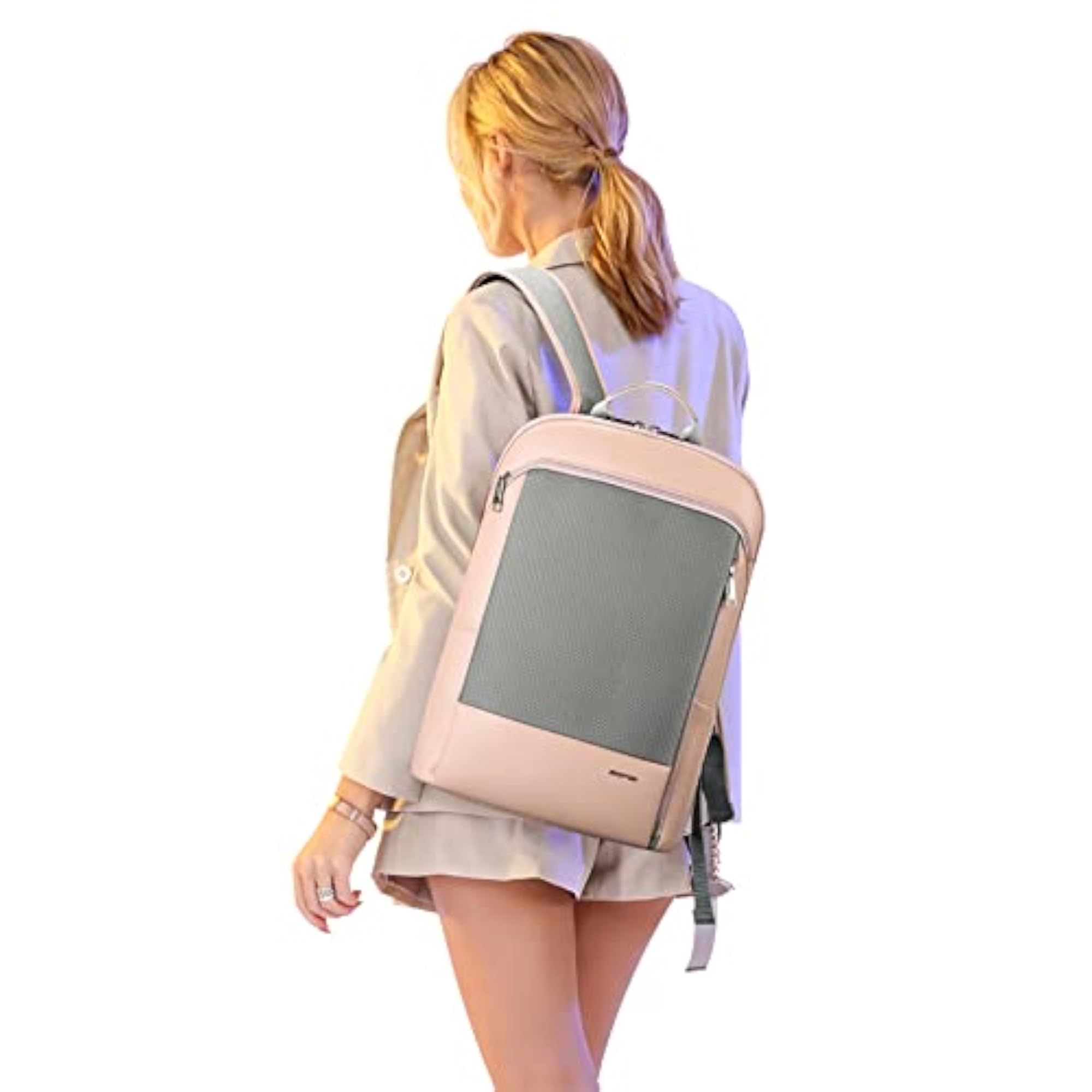 Slim Laptop Backpack Men Anti Theft